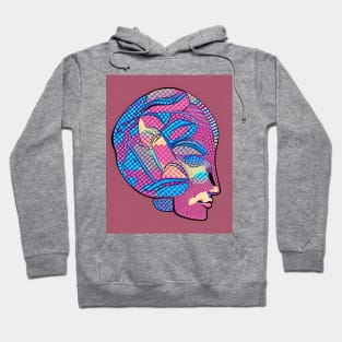 Abstract head illustration Hoodie